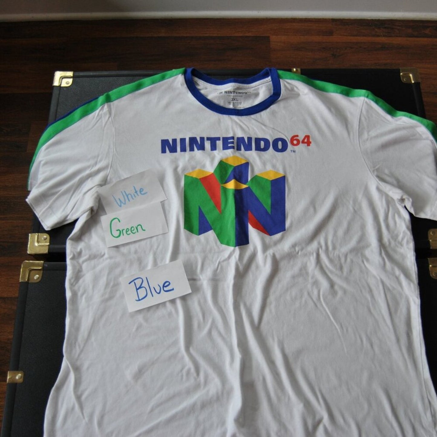 Nintendo 64 2X-Large While Short Sleeve Shirt