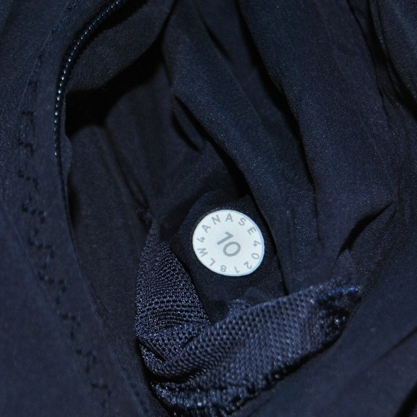 Lululemon Windbreaker with Hideaway Hoodie Size 10 Dark Blue
