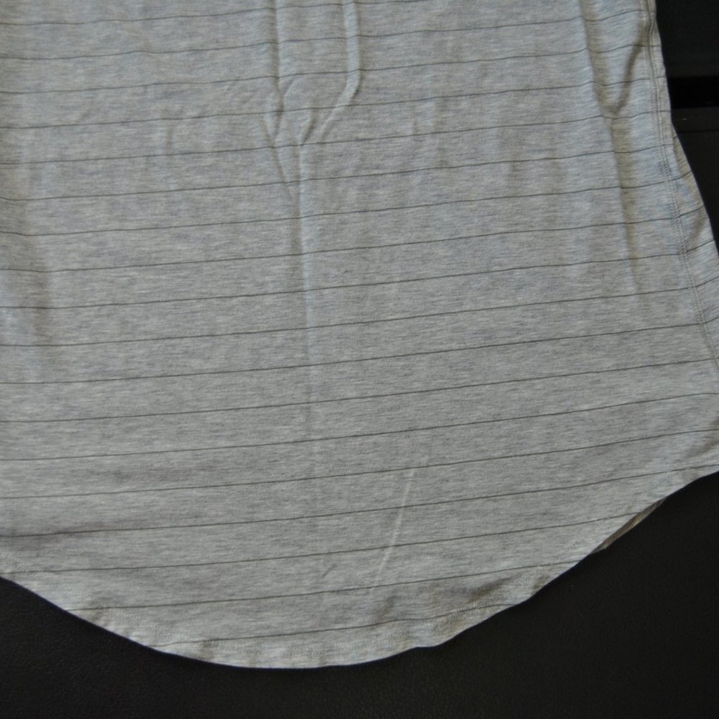 Lululemon Striped Gray Short Sleeve Shirt 6
