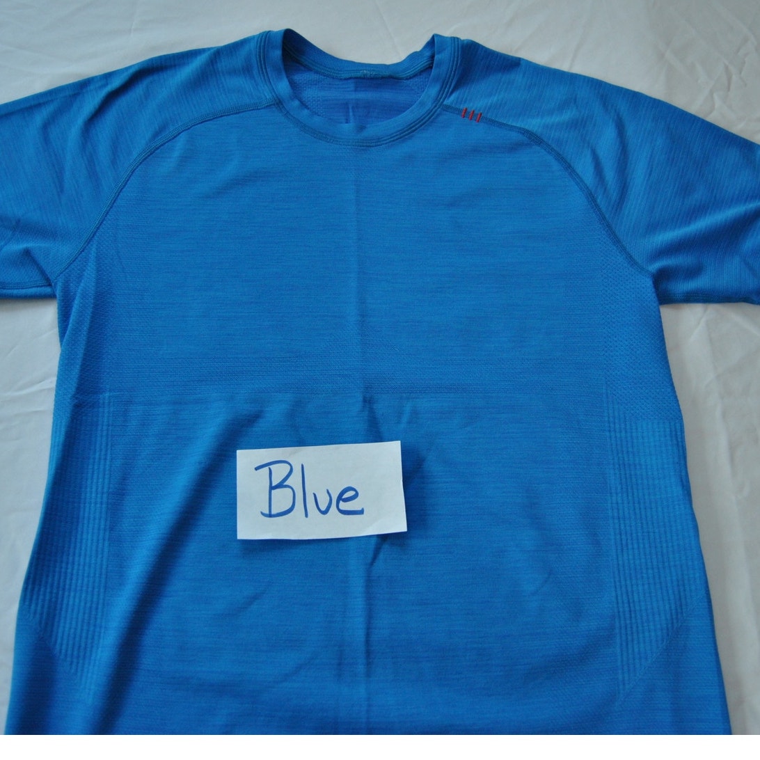 Lululemon Small Blue Short Sleeve Shirt