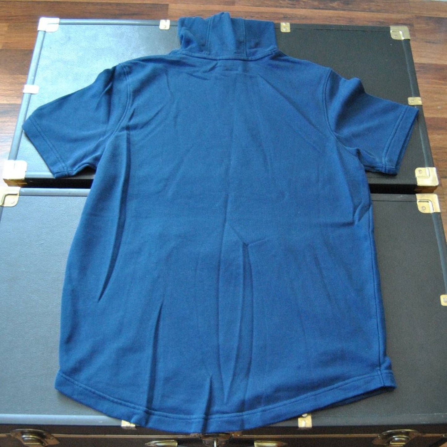 Project Rock's Brahma Bull Medium Blue Short Sleeve Hoodie
