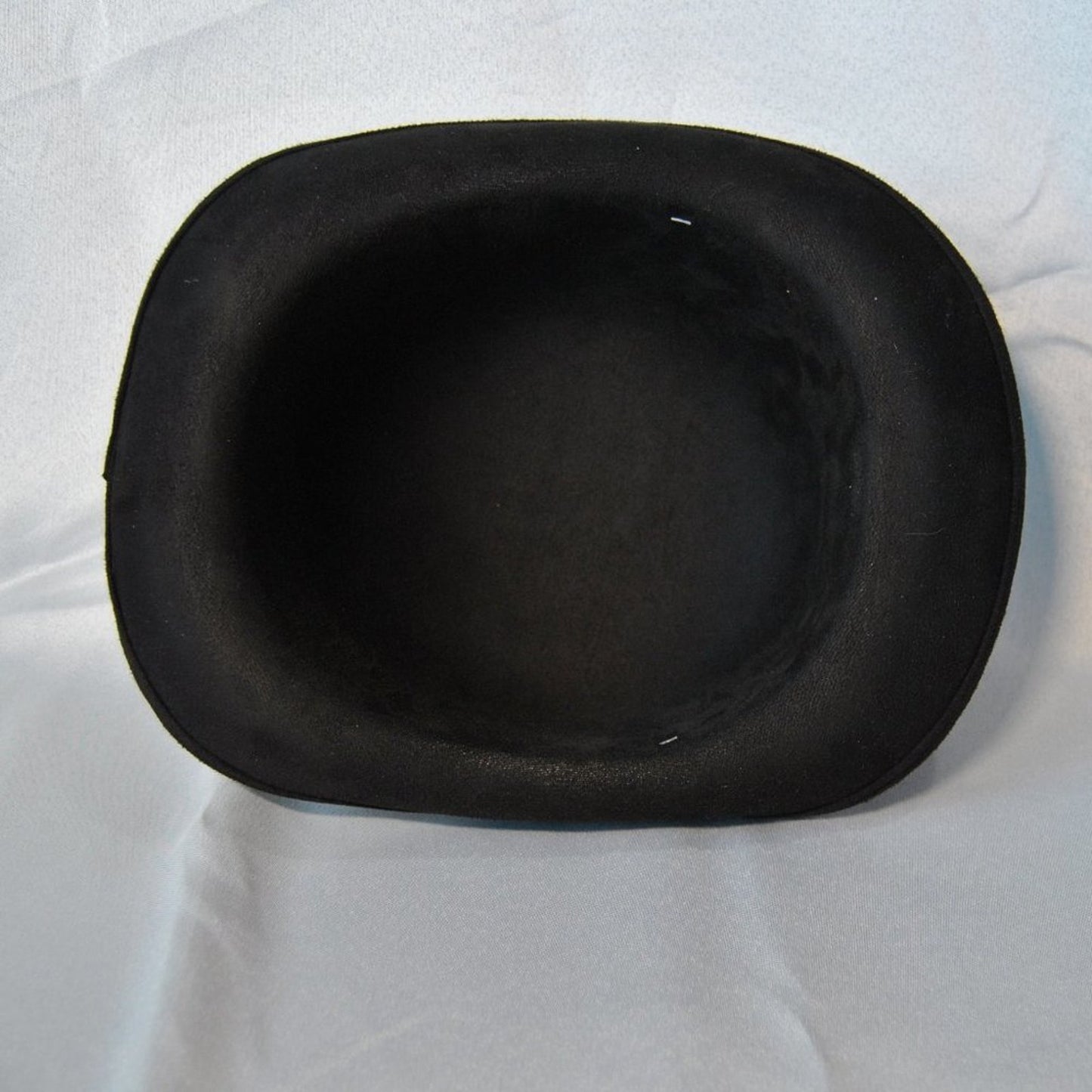 Black Steampunk Bowler Hat w/ Attached Googles & Feathers