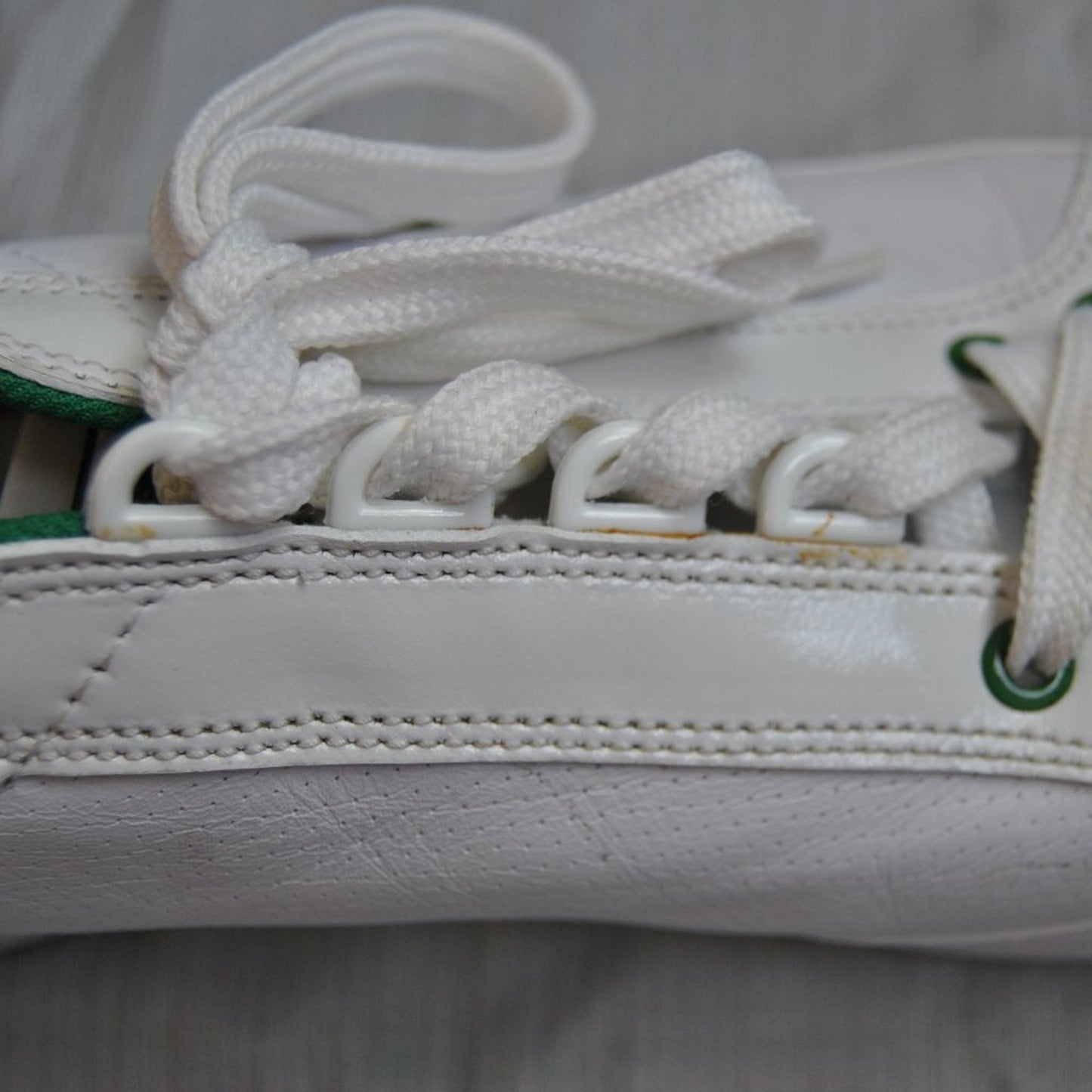 Lacoste White & Green Shoes Men's Size: 13