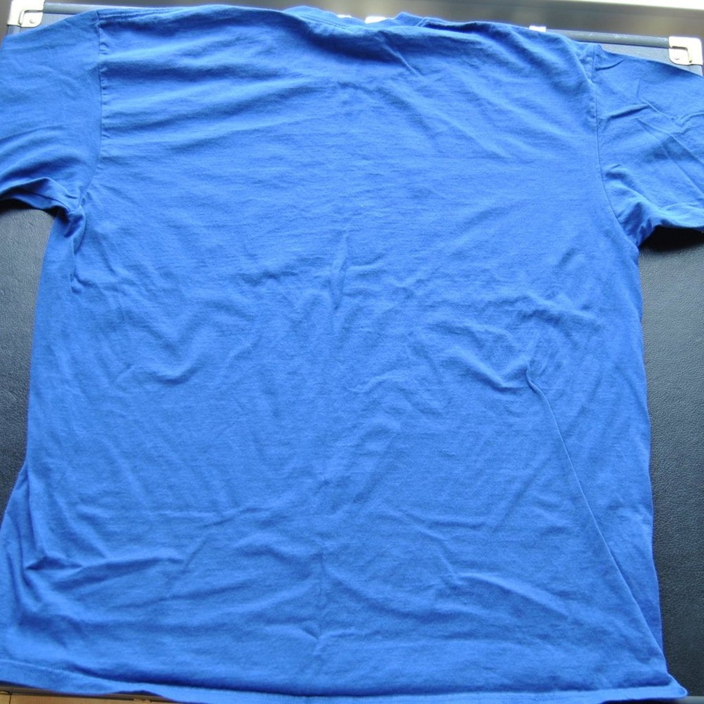 Nike Athletic Dept Blue and Yellow Long Sleeve Shirt X-Large Vintage