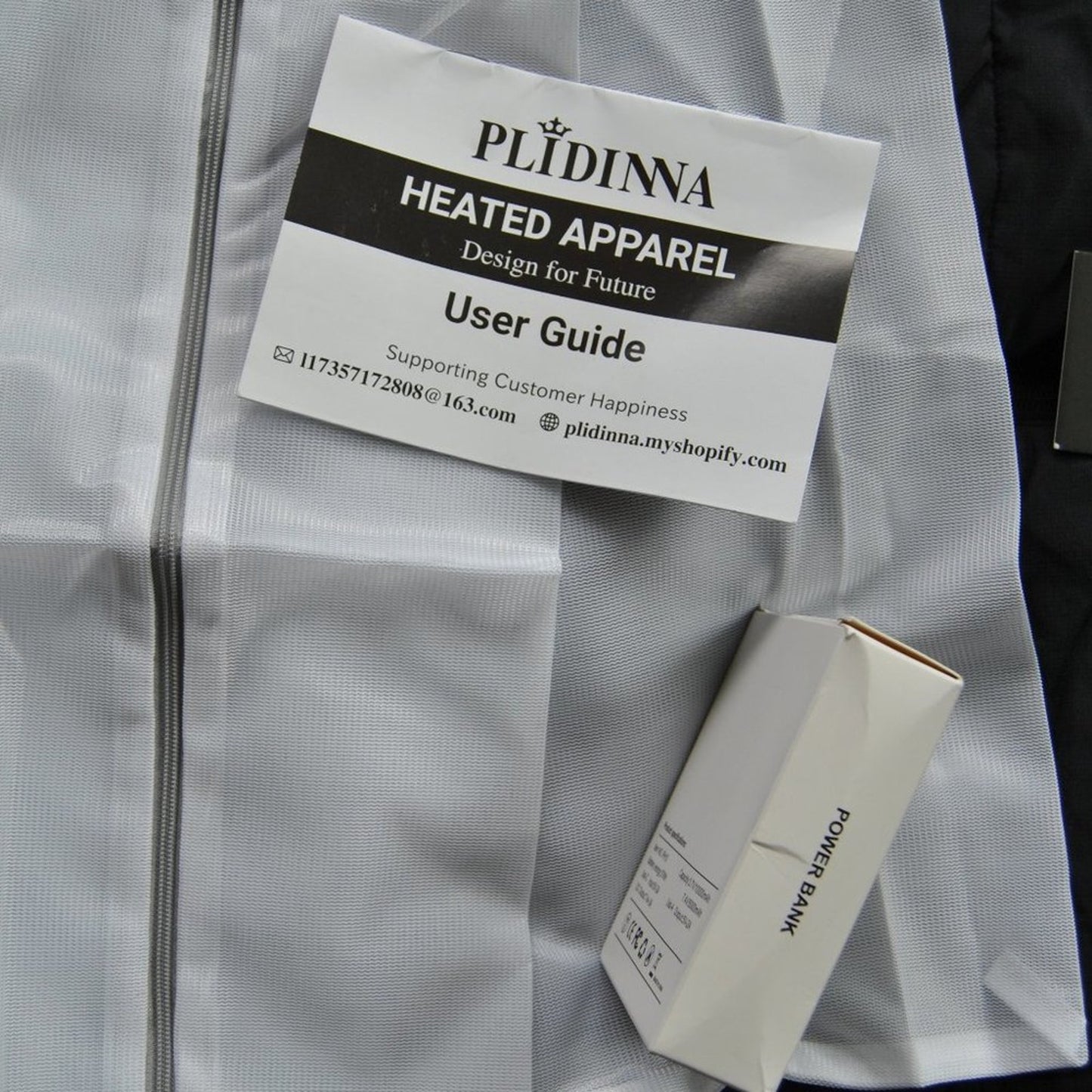 Plidinna Small Heated Vest Small Black New with Carrying Case