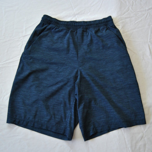 Lululemon Navy Blue X-Small 9" Inseam Lined Blue Shorts w/ Pockets