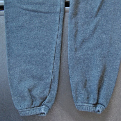 Stussy X-Small Gray & Purple Script Jogger Sweatpants w/ Drawstring