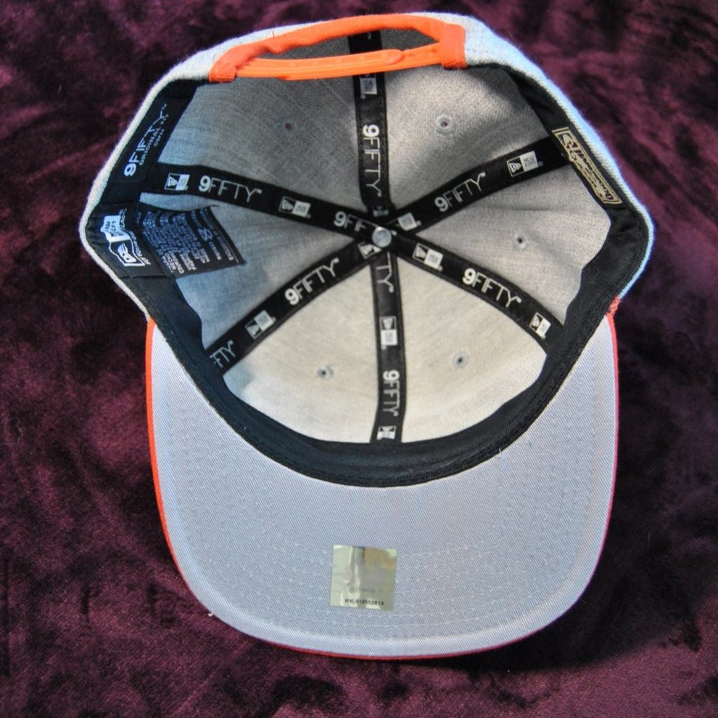 Cleveland Cavaliers New Era 9Fifty Orange & Gray Snap Back Hat (OSFM)