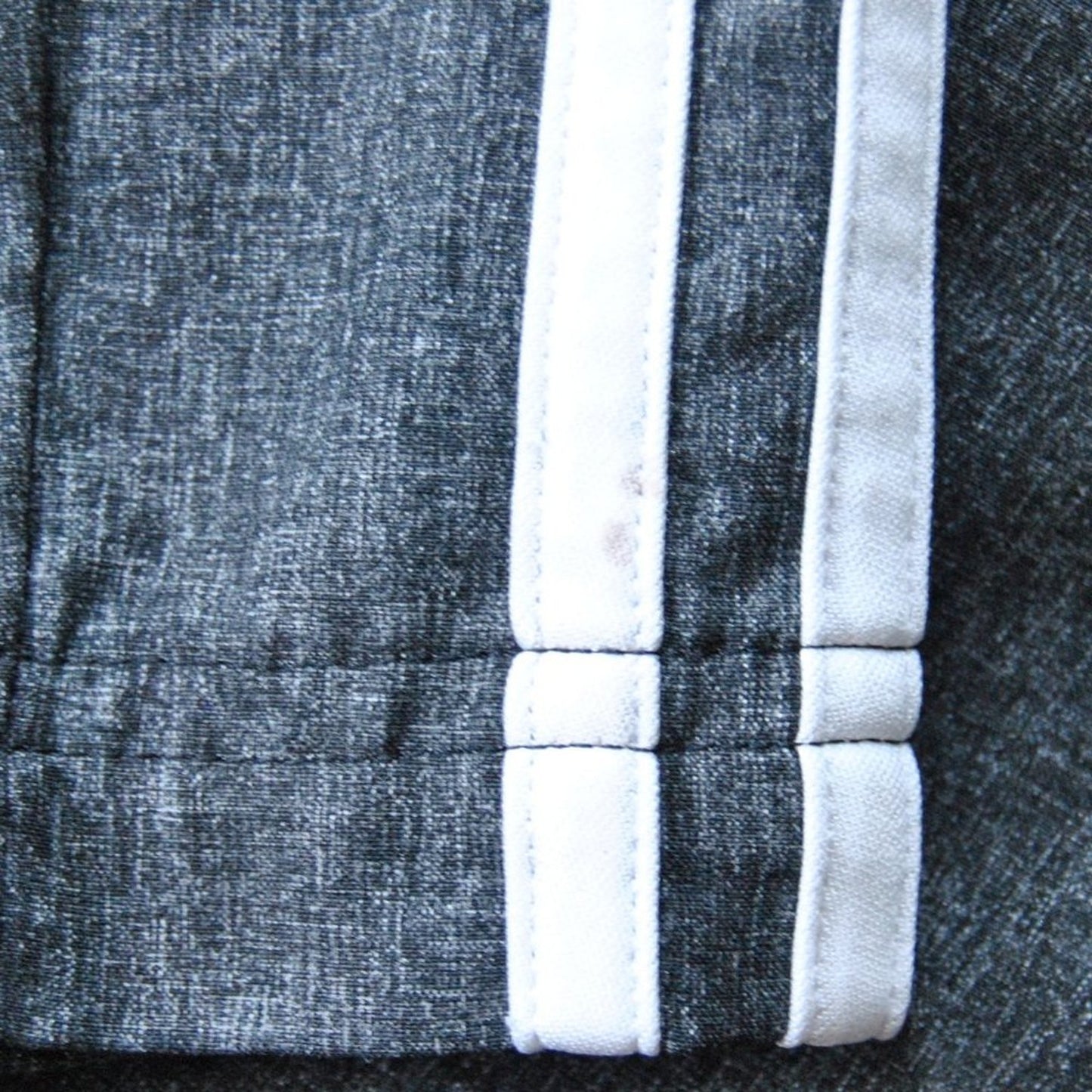 Adidas Small Gray w/ White Stripes Basketball Shorts