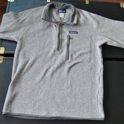 Patagonia Better Sweater Small Gray Quarter-Zip Pullover Fleece