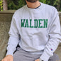 Walden University Champion Reverse Weave Medium Gray Crewneck Sweater