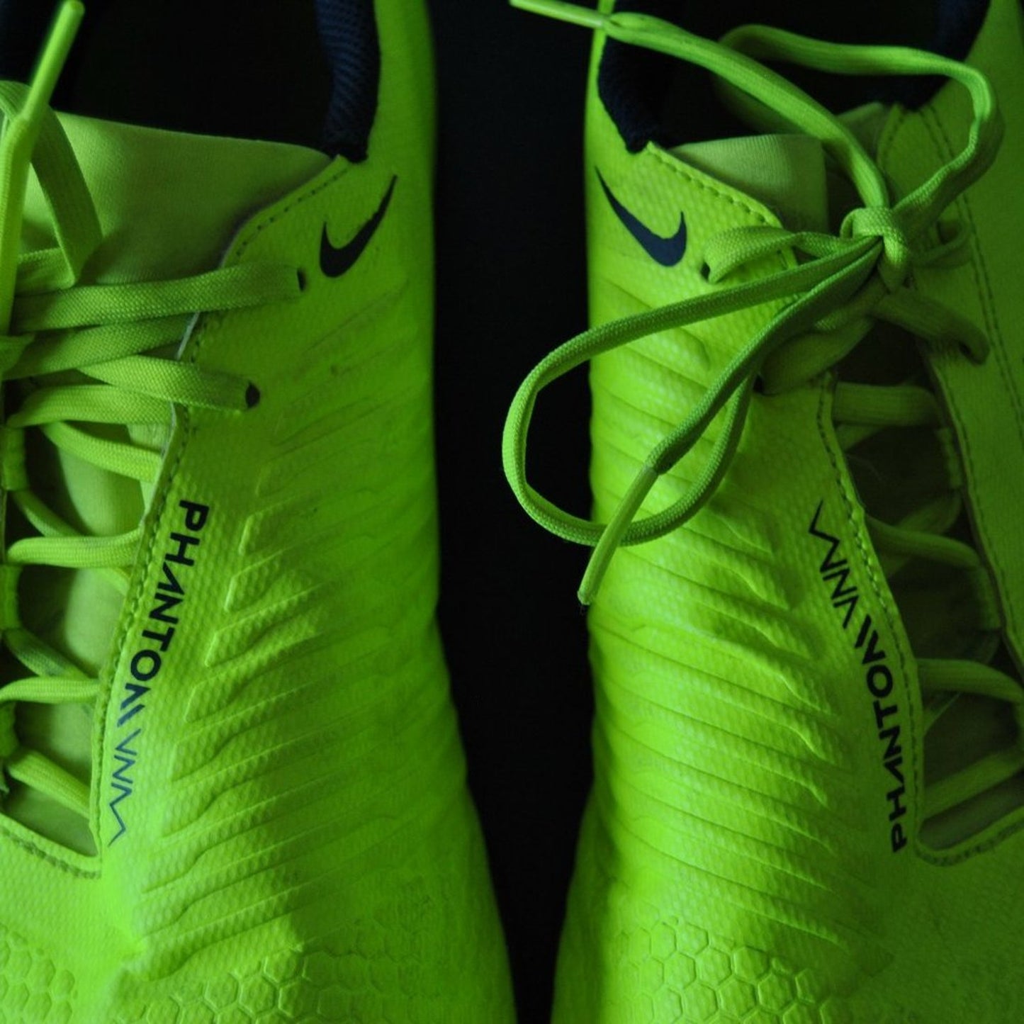 Nike Phantom Venom Neon Yellow & Black Turf Shoes Size: 12