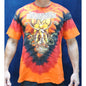 Harley Davidson Las Vegas Looney Tune Large Orange Tie Dye Short Sleeve Shirt