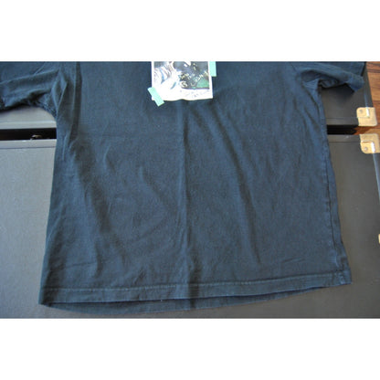 Urban Revivo Black Astronaut Polaroid Short Sleeve Shirt