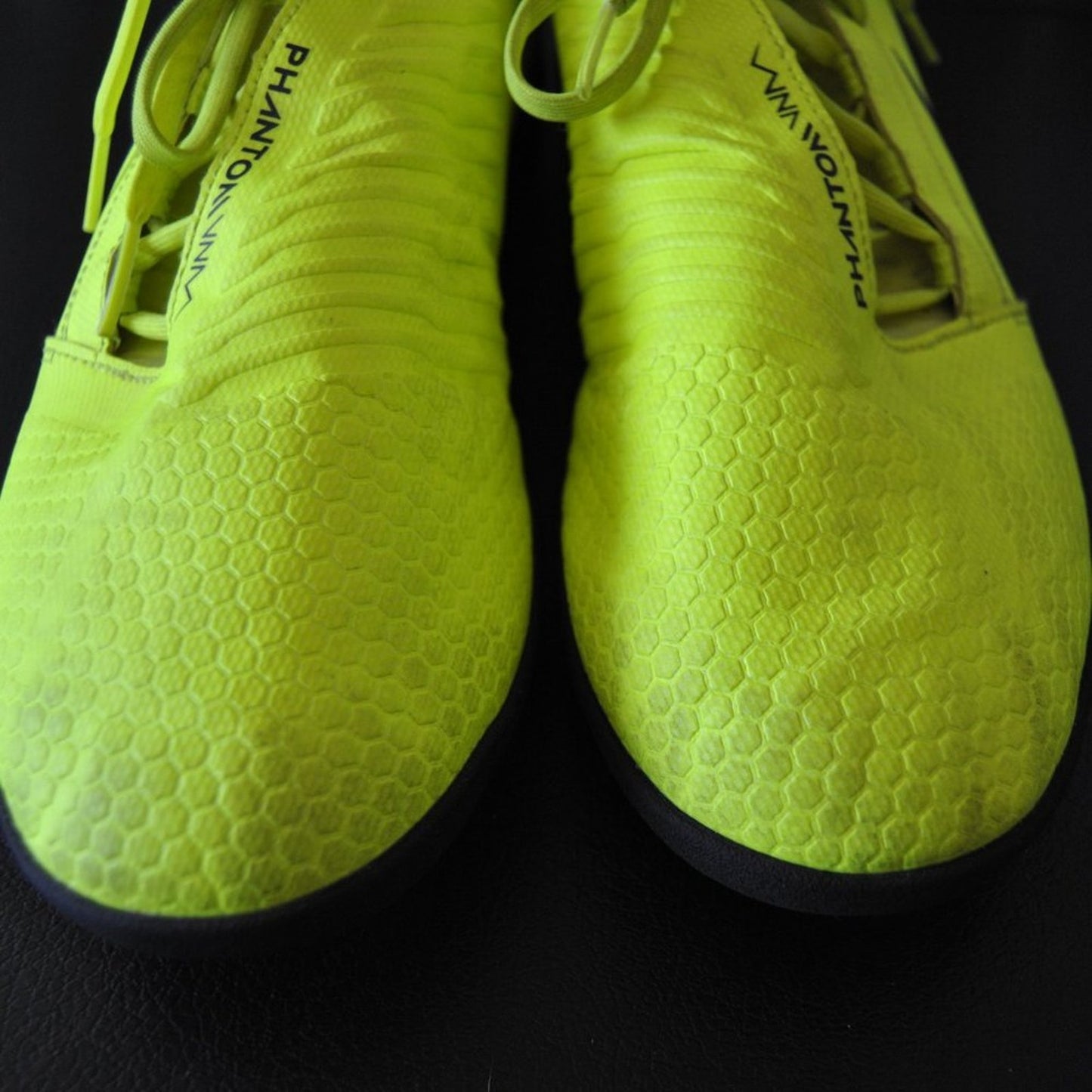 Nike Phantom Venom Neon Yellow & Black Turf Shoes Size: 12
