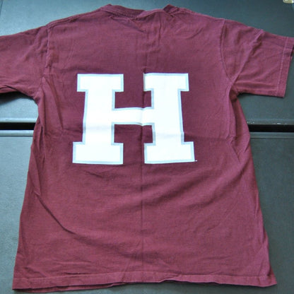 Harvard University Medium Crimson Champion Short Sleeve Shirt w/ Back Logo