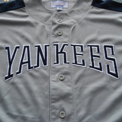 New York Yankees Vintage Medium Gray & Blue Starter Jersey