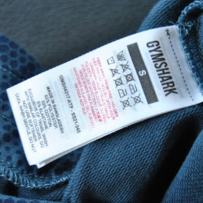 Gymshark Small Blue Sweat Shorts w/ Pockets & Drawstring