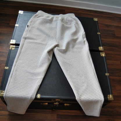 Lululemon Tan Lab Kosaten Textured Grid Jogger Sweatpants w/ Pockets Size: 10