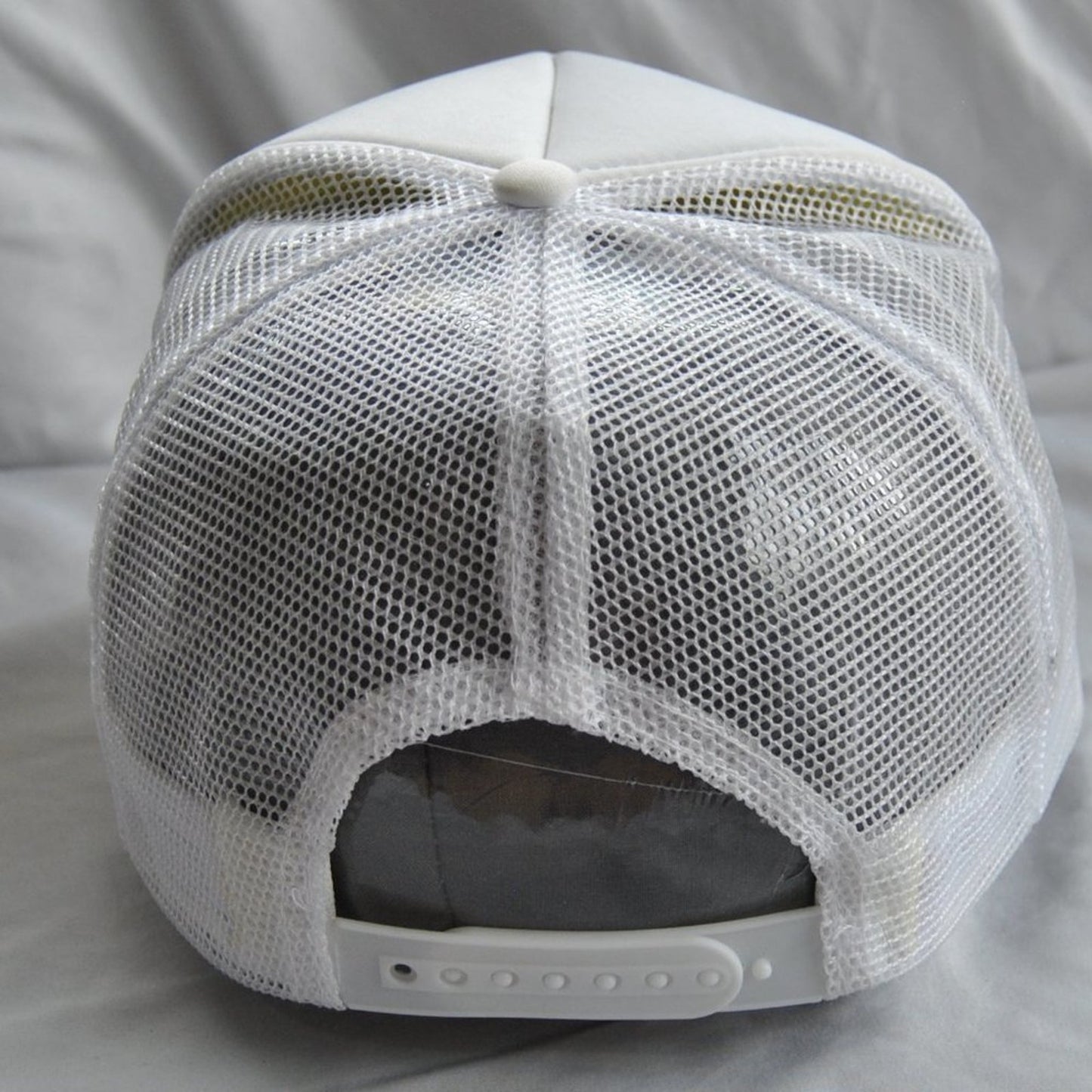 The Winston Vintage White Snap Back Trucker Hat