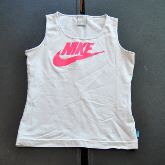 Nike Sport Tank Top Small Pink White