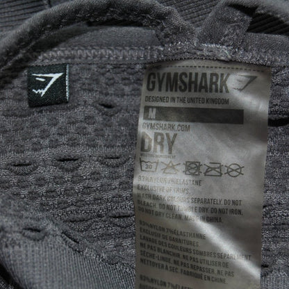 Gymshark Gray Sports Bra w/ White Logo