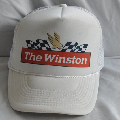 The Winston Vintage White Snap Back Trucker Hat