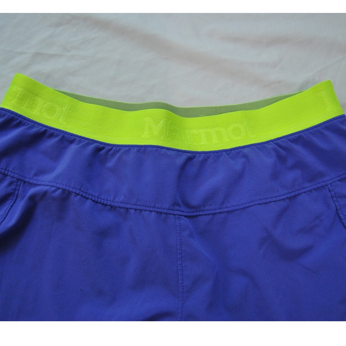 Marmot Purple & Neon 3" Shorts w/ Inner Liner Small