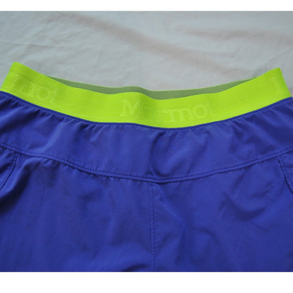 Marmot Purple & Neon 3" Shorts w/ Inner Liner Small