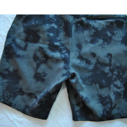American Eagle Shorts Smoke Design Black Gray Small