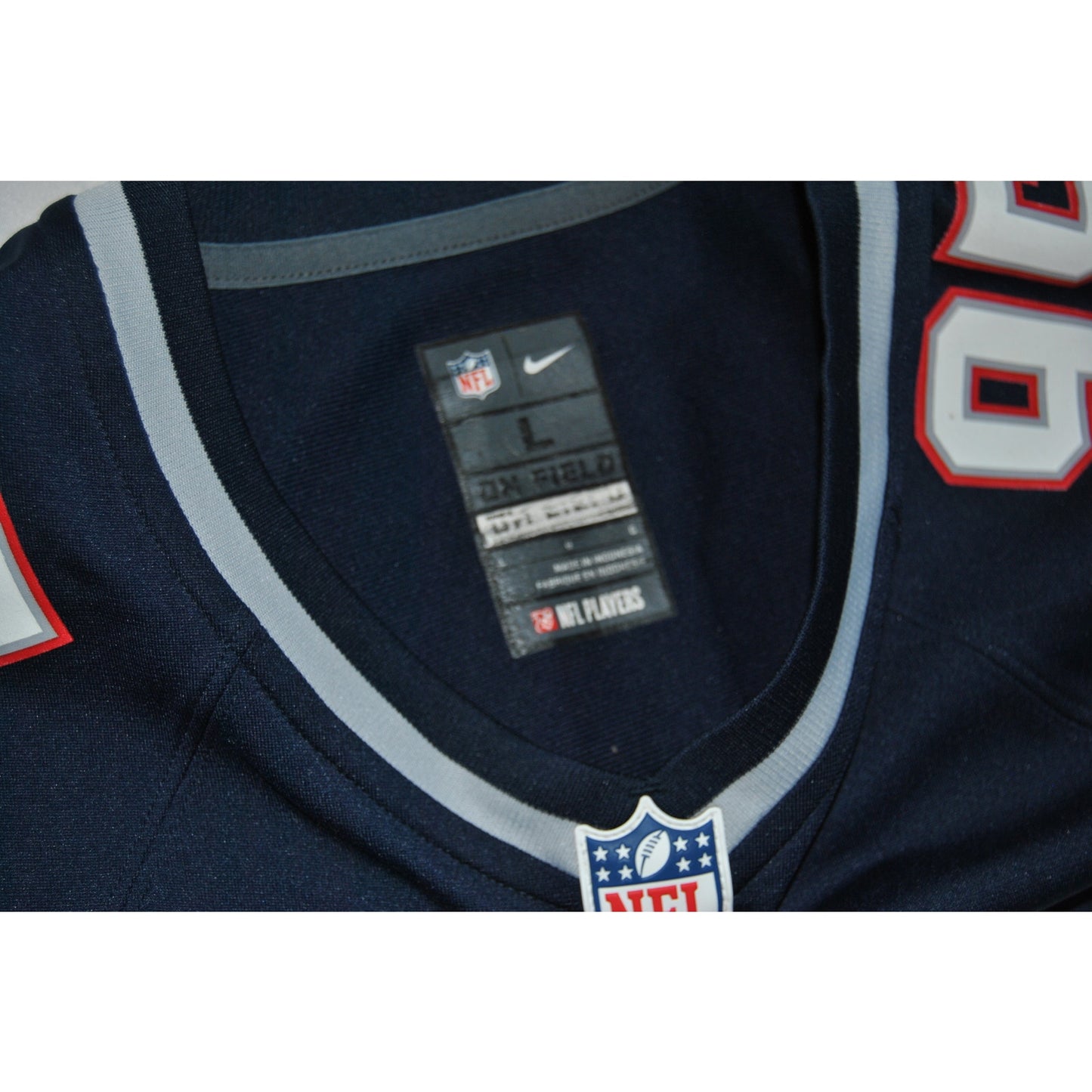 Chandler Jones #95 New England Patriots NFL Nike Game Day Jersey Large