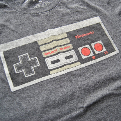 Nintendo Entertainment System (NES) Medium Gray Short Sleeve Shirt