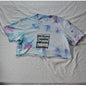 T-Bar x Cotton On Medium Tie Dye 80's Mix Tapes Logo Crop Top