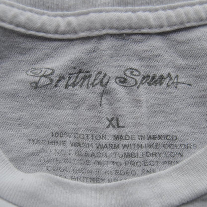 Britany Spears X-Large White Short Sleeve Shirt