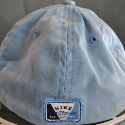 Nike Classic Baby Blue Fitted Curved Brim Hat