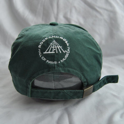 Rock USA Rock and Roll Hall of Fame Museum Green Adjustable Hat