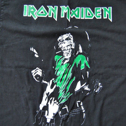 Iron Maiden Skeleton Alstyle Large Black & Green Short Sleeve Shirt