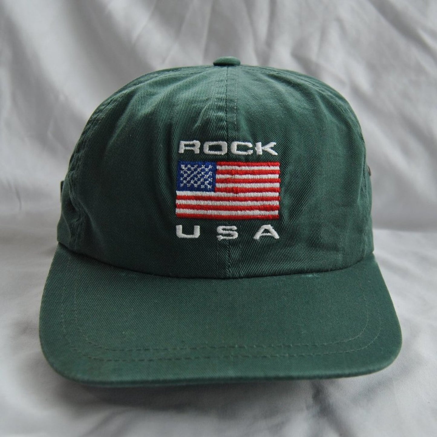 Rock USA Rock and Roll Hall of Fame Museum Green Adjustable Hat