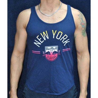 New York Redbull Mitchell & Ness Small Navy Blue Tank Top