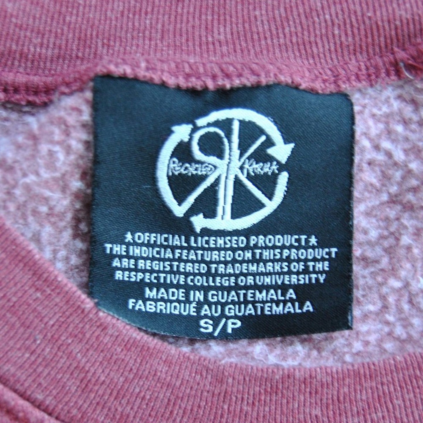 Harvard Small Crimson Red Crewneck Sweater Recycled Karma