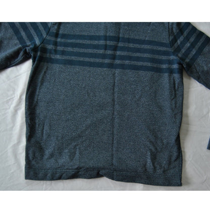 Banana Republic Medium Blue Quarter Button-up Sweater
