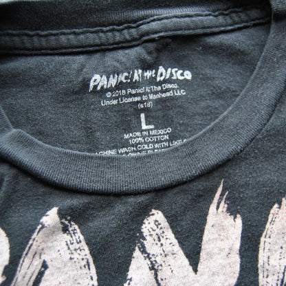Panic! At the Disco Large Black Short Sleeve Shirt