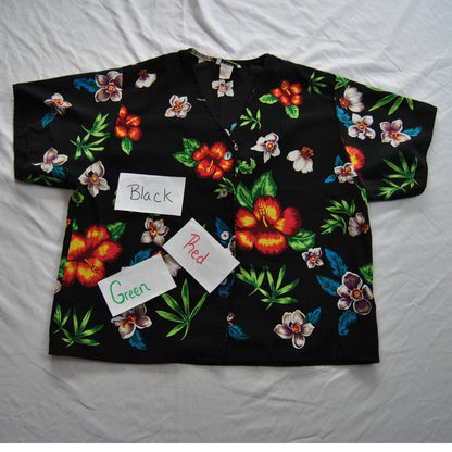 Promises Promises Hawaiian Button Down Shirt Size 12