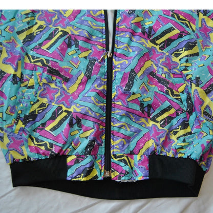 The Incrowd Collection 90 Pattern Full Zip up Jacket Large