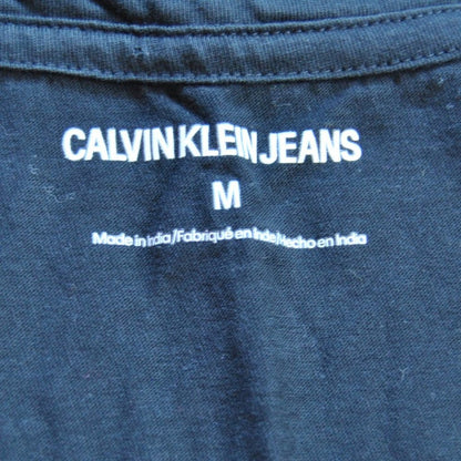 Calvin Klein Medium Black Tank Top w/ Rainbow Logo on Front