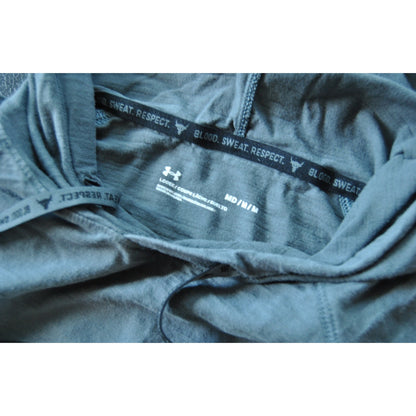Under Armour Project Rock Blood Sweat Respect Medium Gray SS Hoodie