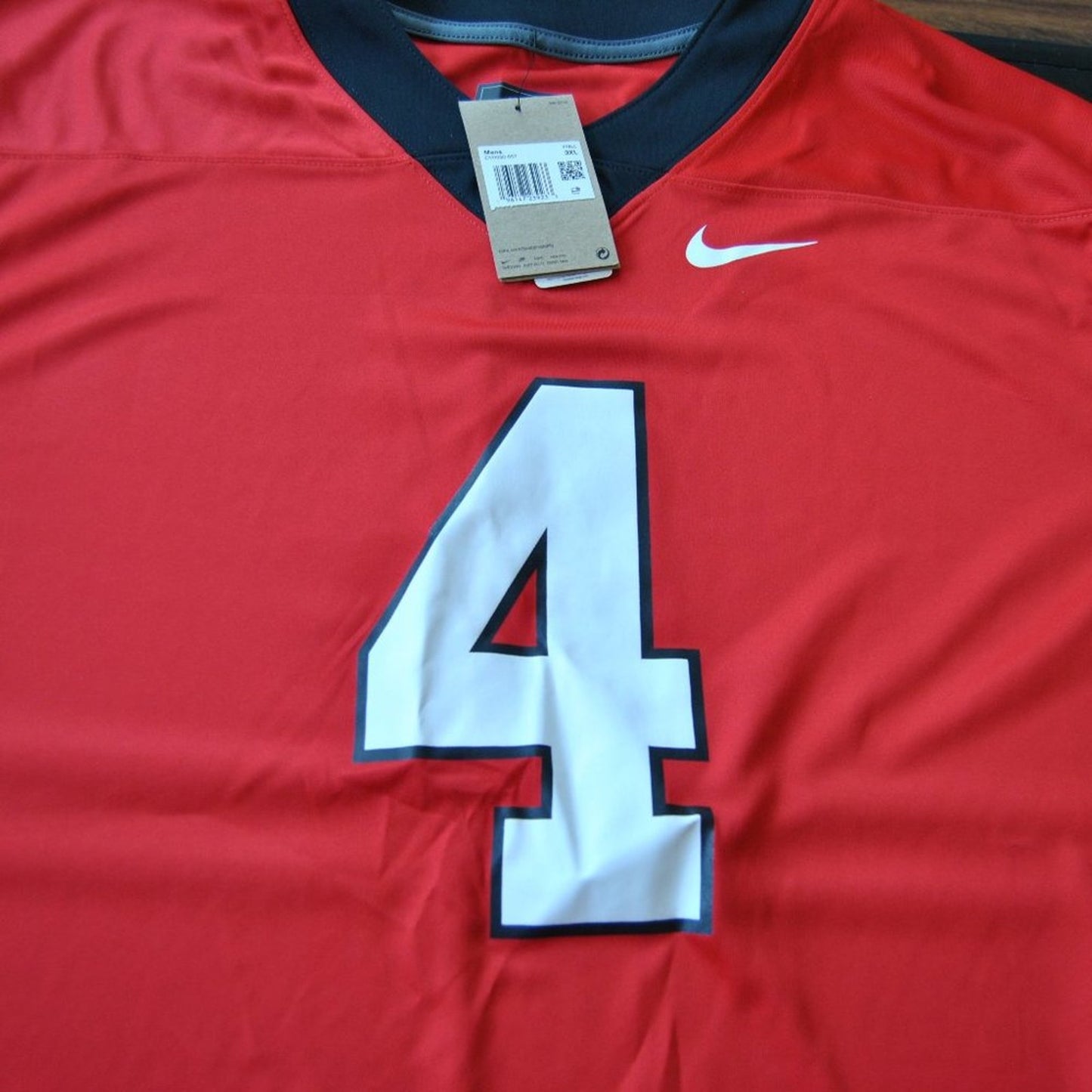 Nike Georgia Bulldogs Smith #4 Jersey Red Size: 3X-Large