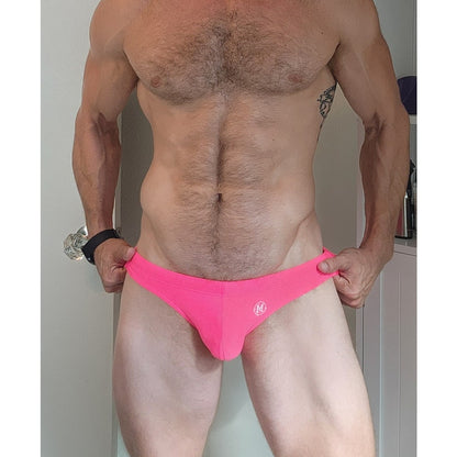 Marcuse Bright Pink Swim Brief Medium