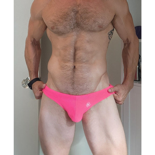 Marcuse Bright Pink Swim Brief Medium