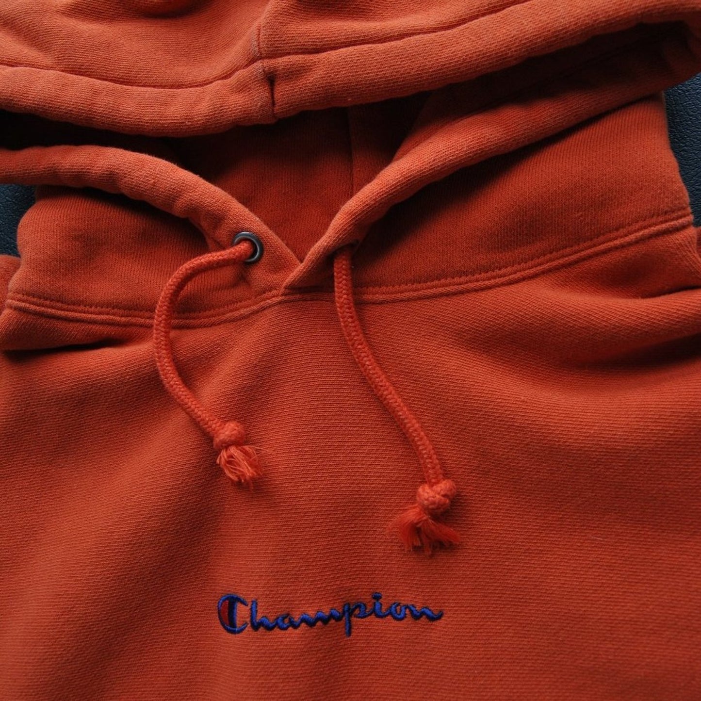 Champion X-Small Orange Reverse Weave Hoodie